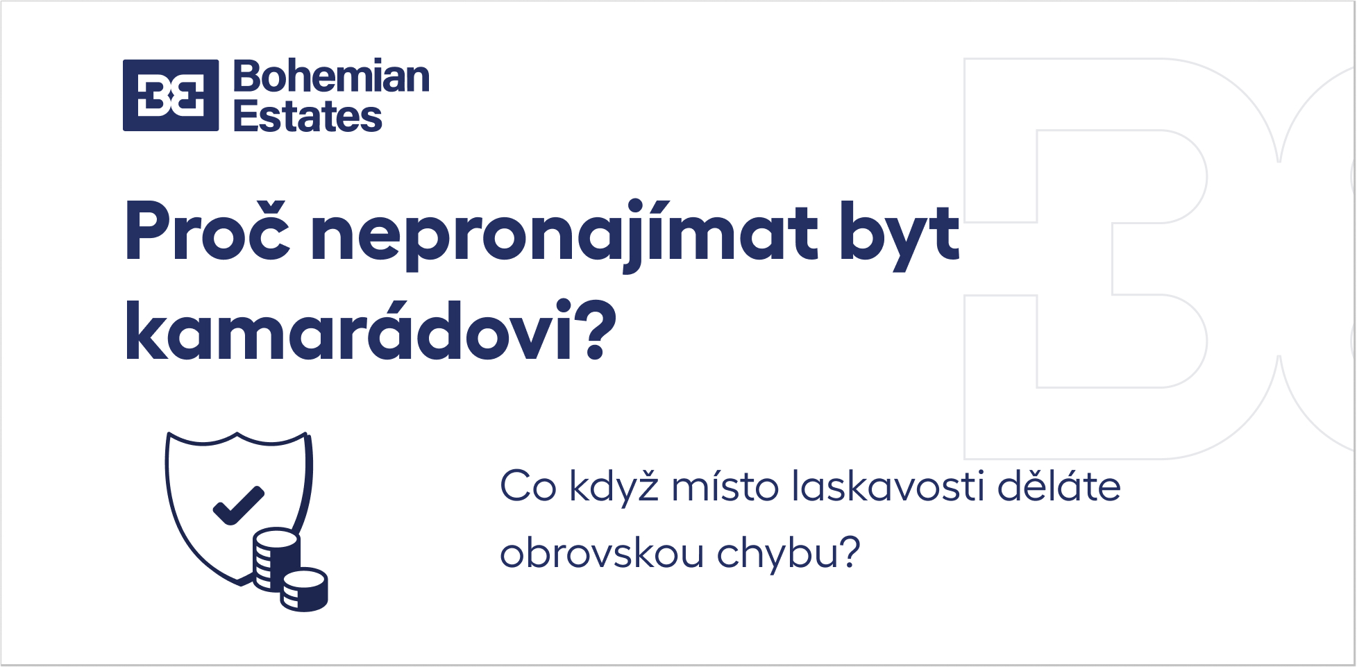 Proč nepronajímat kamarádovi