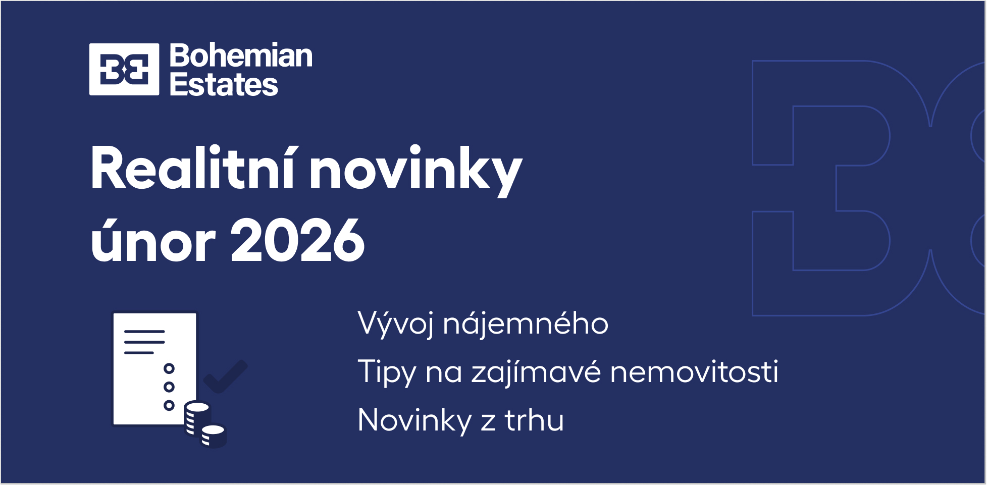 Novinky z realitního trhu - únor 2026