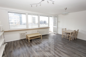 Renovated and furnished 3+kk with a view, balcony and storage