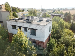 Construction plot with a family house under construction in a lucrative part of the town Klatovy, street Akátová