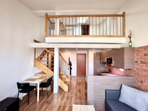 Superbly designed 3+kk attic apartment in Prague 3 – Žižkov, street Biskupcova