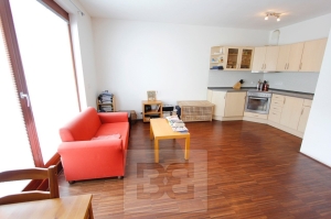 Beautiful modern spacious 1 bedroom apartment in Prague 8 - Karlín, Kollárova street with balcony and garage
